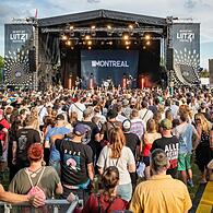 Montreal begeisterte die Fans vor der Hauptbühne. Tausende Menschen besuchten 2024 das "Ab geht die Lutzi"-Festival in Rottershausen (Lkr. Bad Kissingen).