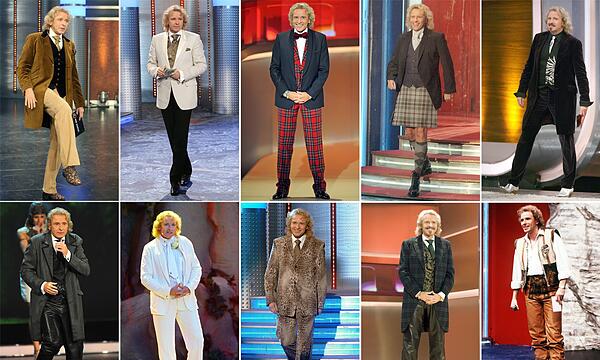 Thomas Gottschalk und seine Outfits bei «Wetten, dass..?»