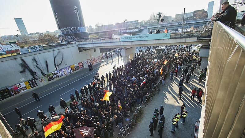 Rechtsextremistische Demonstration