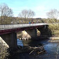 Die Tragfähigkeit der alten Rodachbrücke ist nicht mehr gegeben.