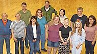 Der neu gewählte TV-Vorstandschaft (von links): Ehrenvorsitzender Heinrich Stengel, 3. Vorsitzende Stefanie Bornschlegel, Bürgermeister Michael Zapf, 1. Vorsitzende Manuela Trebeck, Kassenprüferin Nicole Denscheilmann, Schriftführer Johannes Schof...
