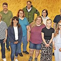Der neu gewählte TV-Vorstandschaft (von links): Ehrenvorsitzender Heinrich Stengel, 3. Vorsitzende Stefanie Bornschlegel, Bürgermeister Michael Zapf, 1. Vorsitzende Manuela Trebeck, Kassenprüferin Nicole Denscheilmann, Schriftführer Johannes Schof...