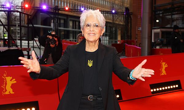 Die US-Sängerin Joan Baez