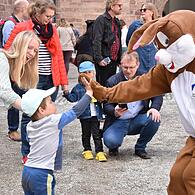 Die Kinder hatten bei der Ostereierjagd auf der Plassenburg viel Spaß.