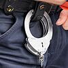 Handschellen der Polizei