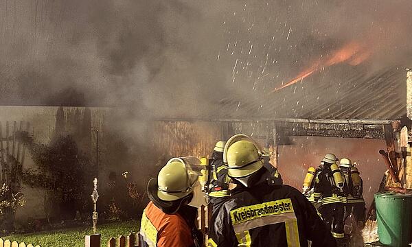 Brand in Großbardof
