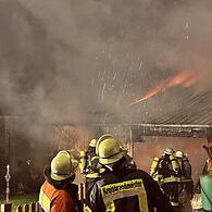 Brand in Großbardof