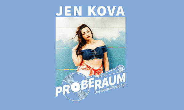 Jen Kova, Sängerin aus Bamberg im neuen Podcast "Proberaum"