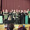 Viel Freude und sonore Stimmen waren beim gemeinsamen Singen im Chor zu erleben.