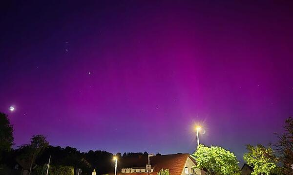 Polarlichter über Kronach 2024Polarlichter über Kronach