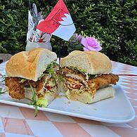 Auch in der Sandwich-Variante ist das Schnitzel beliebt.