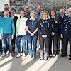 Nach den Wahlen (von links): Geschäftsführer Robert Fischer, Bürgermeister Jochen Weber, Kreisvorsitzender Jürgen Panzer, Thomas Fischer, Marcus Sachs, Andrea Woischke, Annerose Schönheit, Alexander Hojer, Sonja Tischer, Christian Nuscher, Katja D...