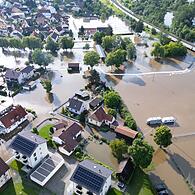 Hochwasser in Bayern - Reichertshofen