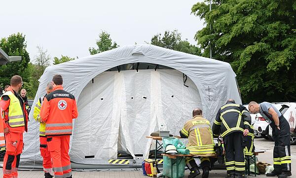 Hautverletzungen in DHL-Verteilzentrum