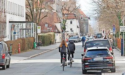 Die Universitätsstraße in Erlangen.