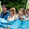 Protestaktion "Rettet die Berge"