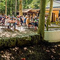 Der Felsenkeller „Zum Löwenbräu“ in Neuhaus.