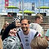 DFB-Torwart Oliver Baumann sorgte für viele glückliche Gesichter bei der EM-Aktion.