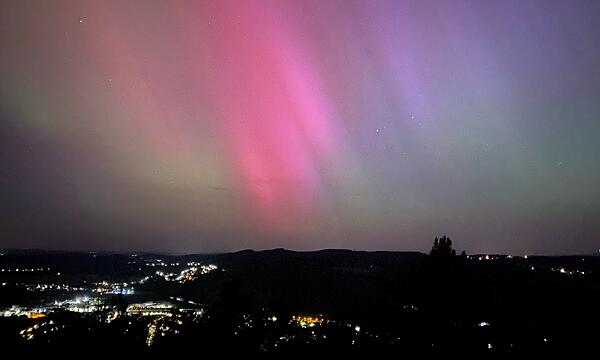 Polarlichter über Kronach 2024Polarlichter über Kronach