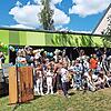 Die Kita Vogelnest feierte Frühlingsfest und ehrte dabei die beiden treuen Mitarbeiterinnen Sabine König und Christine Babucke.