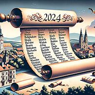 Bambergs Namen-Favoriten: Diese Namen lagen 2024 ganz besonders im Trend.