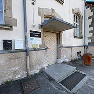 Eingang zum ökumenischen Kinderhort der Diakonie Kulmbach