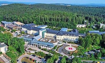 Luftbild der Klinik Hohe Warte.