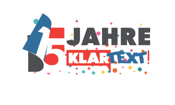 Das Schulprojekt KLARTEXT! feiert 15. Geburtstag.