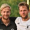 Freundschaftliches Familienduell: Jakob Engelmann (links) bezwang am Mittwochabend mit dem SC Sylvia Ebersdorf den TSV Marktzeuln um Spielertrainer Lukas Engelmann Freundschaftliches Familienduell: Jakob Engelmann (links) trifft mit dem SC Sylvia Ebersdorf auf seinen Cousin Lukas Engelmann und dessen FC Lichtenfels.