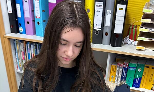 Kristina Merc, KLARTEXT!-Schülerin der Klasse 8a der Mittelschule Schlüsselfeld