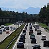 Stau auf der Autobahn