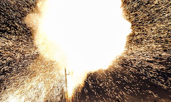 Explodierender Böller