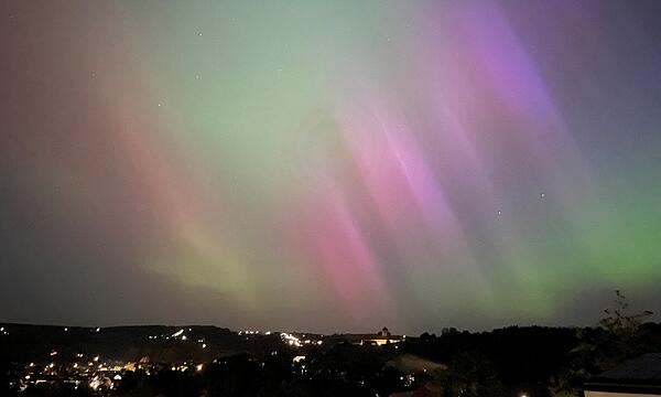 Polarlichter über Kronach 2024Polarlichter über Kronach