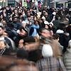 Bundesbürger in Konsumstimmung: Frankfurter Einkaufsmeile Zeil