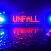 Polizei Blaulicht bei Unfallaufnahme