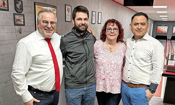 Sie bilden den neuen Vorstand des ATSV Forchheim.