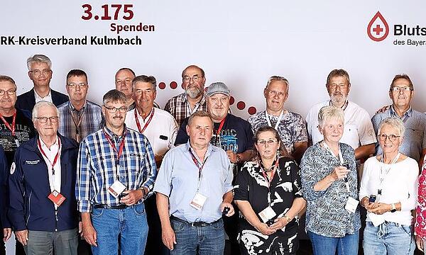 Die Geehrten aus dem Bereich Hof/Kulmbach