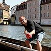 Christopher Kropf weiß, auf was es beim Fischerstechen ankommt: Balance, Kraft und Ausdauer Christopher Kropf weiß, auf was es beim Fischerstechen ankommt: Balance, Kraft und Ausdauer