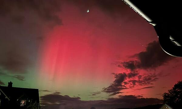 Polarlichter über Kronach Oktober 2024Polarlichter über Kronach Oktober 2024