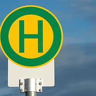 Haltestellenschild Bus