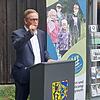 Landrat Alexander Tritthart eröffnete die Einweihungsfeierlichkeiten in Vestenbergsgreuth. 