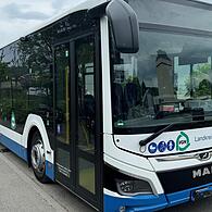 Gut gekennzeichnet und barrierefrei zugänglich: Schon jetzt werden solche Linienbusse im Landkreis Lichtenfels eingesetzt.