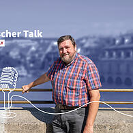 Max Kropf, Sandkerwa-Moderator, ist zu Gast im Podcast Fränkischer Talk