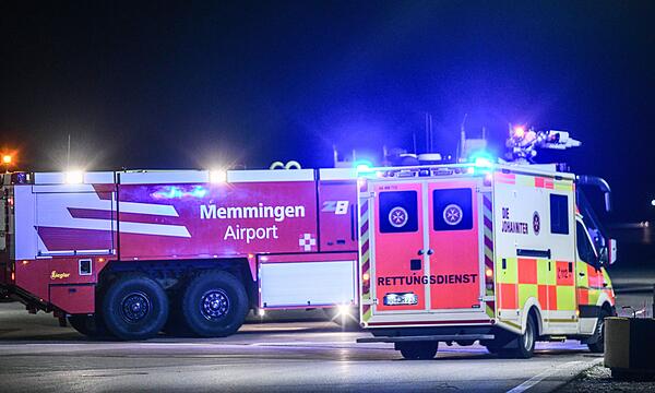 Notlandung wegen Turbulenzen am Flughafen Memmingen