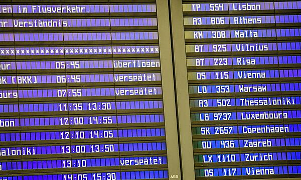 Flugausfälle am Münchener Flughafen