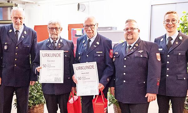 Die Ehrung für 50 Jahre Mitgliedschaft