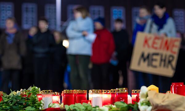 Demonstration gegen Femizide