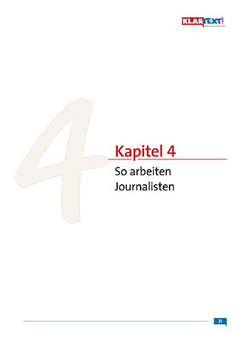 Kapitel 4 - So arbeiten Journalisten
