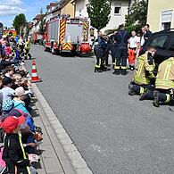Dank des schönen Wetters sind zahlreiche Besucher zum Floriansfest der Forchheimer Feuerwehr gekommen.