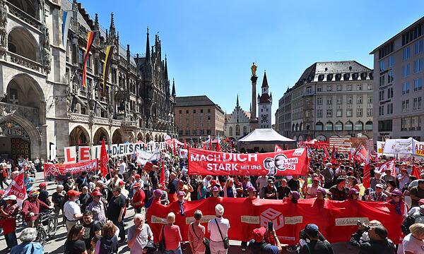 Demonstrationen zum 1. Mai – München